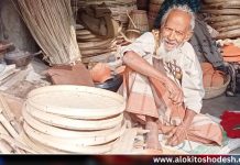 গাইবান্দায় হাড়ি-পাতিল বিক্রি করে সংসার চালান ৯০ বছরের বৃদ্ধ কুদ্দুস