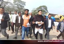 বিএনপি-জামায়াতের নৈরাজ্যের প্রতিবাদে চিত্রনায়ক শাকিল খানের গণসংযোগ