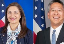 আজ আসছেন উজরা জেয়া ও ডোনাল্ড লু