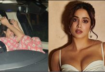 প্রেমিকের বাড়িতে জাহ্নবী, ধরা পড়লেন ক্যামেরায়