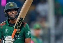 মাহমুদউল্লাহর সেঞ্চুরি, তার পরও ১৪৯ রানে হার টাইগারদের