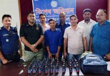 ঠাকুরগাঁওয়ে ফেনসিডিলসহ ব্যবসায়ী গ্রেফতার