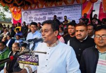 শার্শায় আঃ লীগের মনোনীত নৌকা প্রার্থীর নির্বাচনী জনসভা অনুষ্ঠিত