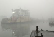 কুয়াশার জন্য বন্ধ শরীয়তপুর-চাঁদপুর রুটে ফেরি চলাচল