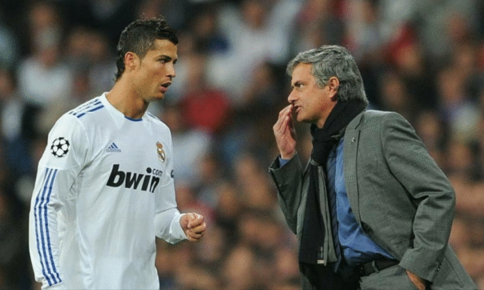 Morinho making cry cr7