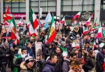 বিশ্বজুড়ে ইরানের বিরুদ্ধে বিক্ষোভ