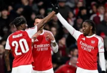 দাপুটে জয়ে পঞ্চম রাউন্ড নিশ্চিত করলো আর্সেনাল