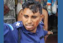কাগজ দেখতে চাওয়ায় ট্রাকচালকের হামলায় পুলিশ কর্মকর্তা রক্তাক্ত