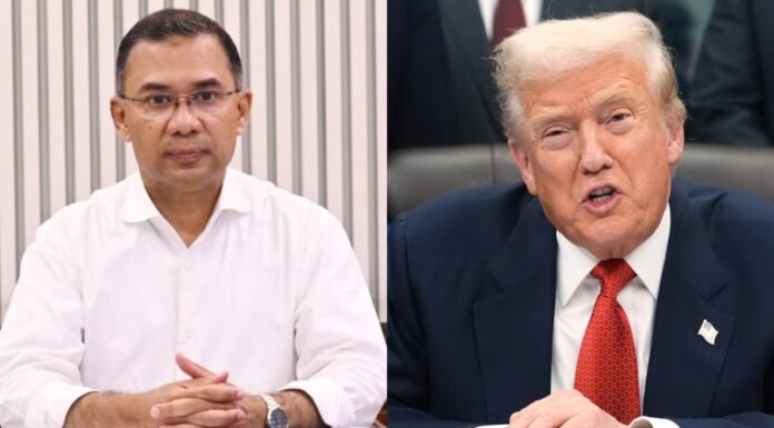 তারেক রহমানকে অভিনন্দন জানিয়ে চিঠি দিলেন ট্রাম্প