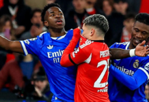 ভিনিসিয়ুসকে বর্ণবাদী মন্তব্য, রিয়াল ম্যাচে আর্জেন্টাইন উইঙ্গারের নিষেধাজ্ঞা