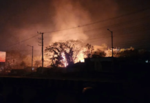 গ্যাস পাম্প বিস্ফোরণে কক্সবাজারে আগুন, ক্ষতিগ্রস্ত ঘরবাড়ি